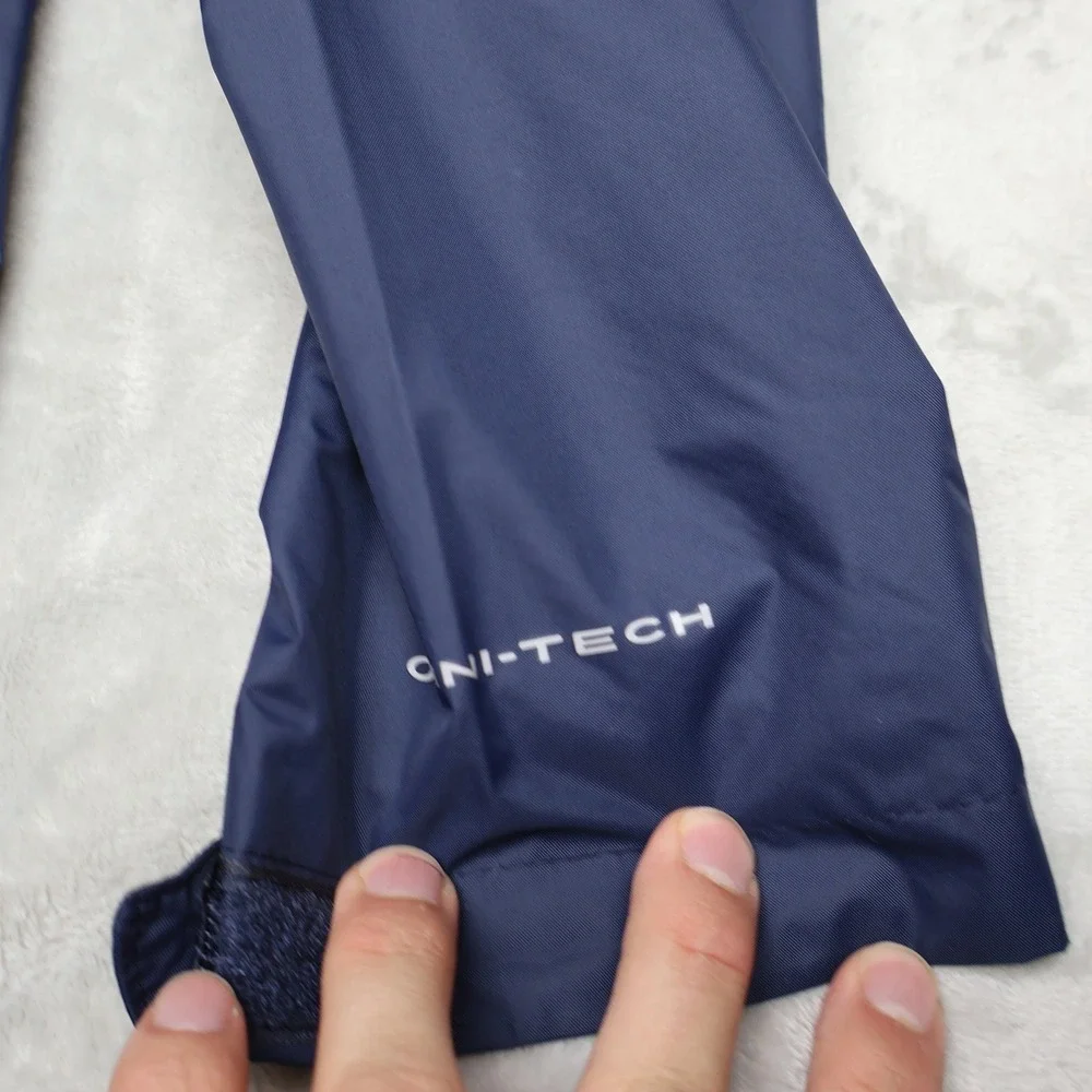 Columbia Jacket Boys Medium 10/12 Blue Watertight Rain Wind Waterproof Hooded
